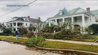 Severe weather causes damage across Georgia, Alabama