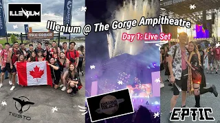 Illenium @ The Gorge Ampitheatre 2023, Day 1 || Illenium live set, William Black, Tiesto, Eptic