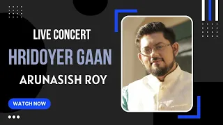 Hriyoder Gaan Sikhe | Arunasish Roy | Live Cover | Manna Dey | Bengali Romantic Song | হৃদয়ের গান