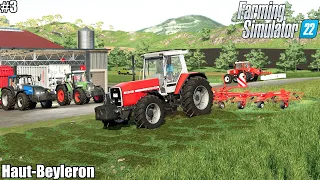 🇫🇷 Supplying the farm with STRAW, HAY and SILAGE│Haut-Beyleron│FS 22│Timelapse 3