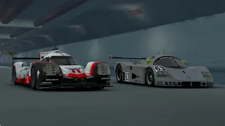 Mercedes Sauber C9 vs Porsche 919 | Nürburgring Nordschleife | Assoluto Racing