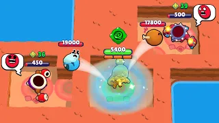 TICK HEADS MISTAKE vs BIG BRAIN GADGET 1000% BROKEN ☠ Brawl Stars Funny Moments & Fails 2023 ep1147