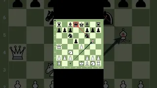 Beautiful Trick in The Center Game 🔥🔥 #shorts #centergame #chess