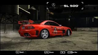 NFSMW 2005: Customization: Mercedes-Benz SL500 'Momiji' Theme