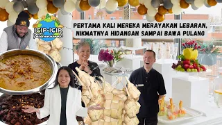 PERTAMA KALI MEREKA MERAYAKAN LEBARAN, NIKMATNYA HIDANGAN  SAMPAI BAWA PULANG