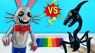 MISTER HOPS and Monster SPIDER from the game Mr. Hopp's Playhouse 2 / Sculpt figures from plasticine