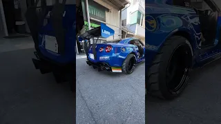 Nissan GTR R35 Liberty Walk Hot Wheels in real Life #hotwheels