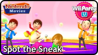 Wii Party U - Spot the Sneak Compilation (4 Players, Maurits vs Rik vs Myrte vs Leon)