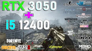 RTX 3050 + i5 12400 - Test in 18 Games