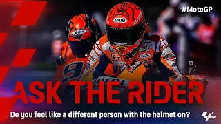 Do MotoGP riders change when the helmet goes on?