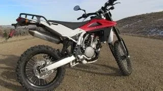 2009 Husqvarna TE-450 0-60 MPH Mile High Ride and Review