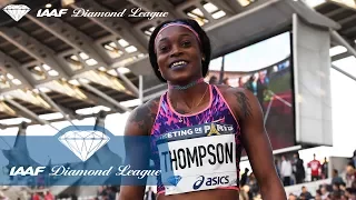 Elaine Thompson speaks about the legacy she wants to leave behind - IAAF Diamond League