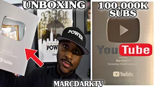 100K YOUTUBE SUBSCRIBERS CREATOR AWARD PLAY BUTTON UNBOXING!!! STUDIO/MAN CAVE TOUR!!