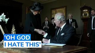 King Charles III Gets Annoyed Over Leaky Pen