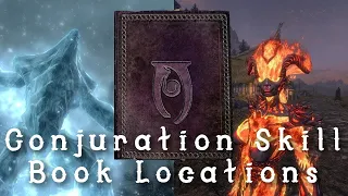 All CONJURATION Skill Books! | Skyrim Skill Books