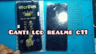 how to install lcd realme c11 is very easy,Ganti lcd realme c11 mudah