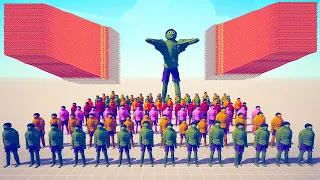 HULK COLOR PACK vs EVERY GOD - Totally Accurate Battle Simulator TABS