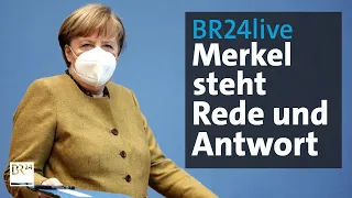 BR24live: Merkels wohl letzte Sommer-Pressekonferenz | BR24