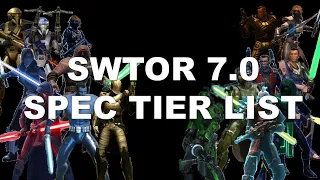 SWTOR 7.0.2 Class Specialty Tier List