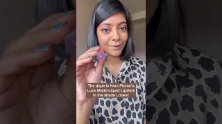 Dupe of Huda Beauty Trophy Wife😱😱 #shorts #youtubeshorts #lipstick #lipstickshade #lipstickswatch