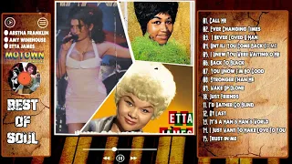 The 100 Greatest Soul Music Of The 70's 80's 90's AMY Winehouse ,  Aretha Frankin , Etta James