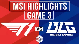 T1 vs BLG Highlights Game 3 | MSI 2024 Upper Bracket R2 | T1 vs Bilibili Gaming