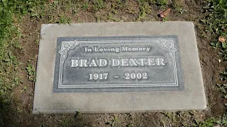 Actor Brad Dexter Grave Desert Memorial Park Palm Springs California USA June 10, 2021