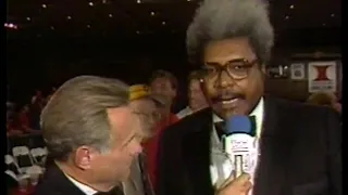 Boxing - 1986 - Larry Merchant Interviews Promoter Don King On PreFight Issues With Ali Vs Berbick