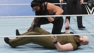 WWE 2K19 - Erick Rowan vs Roman Reigns - Gameplay (PC HD) [1080p60FPS]