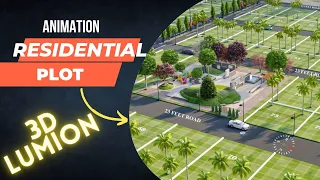 3D Residential Plot Animation/ Lumion 10