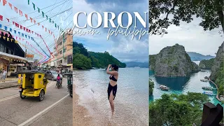 CORON, PALAWAN 🇵🇭 🏝️ | island hopping tour, snorkeling, going during the rainy season