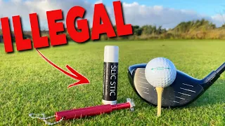 I used ILLEGAL Golf Products To CHEAT....Did it work?