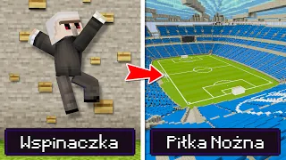 Poprosiłem 10 LOSOWYCH OSÓB aby zbudowali SPORTY w MINECRAFT!