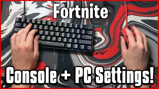 Ultimate Keyboard and Mouse Settings! - Sensitivity, Keybinds & More! (Fortnite PC/Console)