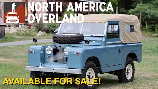 SOLD! 1965 Land Rover Series IIA Marine Blue Full Restoration North America Overland