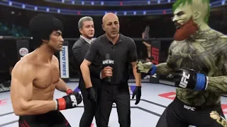 Bruce Lee vs. Lepricon (EA Sports UFC 2) - CPU vs. CPU - Crazy UFC 👊🤪
