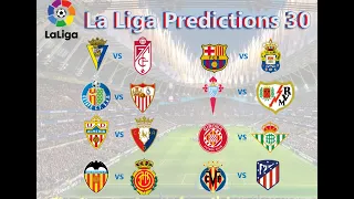 Spain La Liga Betting Pedictions Season 2023   2024 Round 30