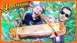 Making Primitive Survival Basket From Cedar Bark While Searching for DB Cooper Clues