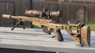 Shooting a 5" Target at 1,000 Yards With a Custom .338 Lapua Rifle