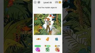 find the hidden objects | braindom level 83           #shorts #gamingshorts #gameplay
