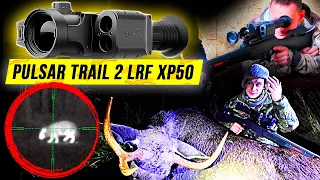 Обзор Pulsar Trail 2 LRF XP50. Охота на Лося 2020!  Добыт Бычок! База Охоты Изюбрь. Охота на Кабана!