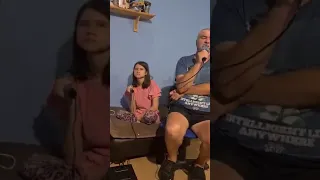 Me singing shallow with my dad