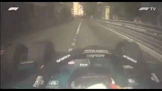 Sebastian Vettel overtaking 3 times | Monaco GP 2022