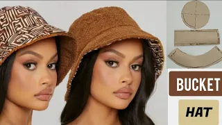 DIY Bucket Hat | Bucket Hat Pattern Drafting For All Sizes