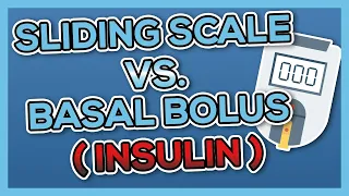 Insulin - Sliding Scale vs. Basal Bolus orders (Nursing)