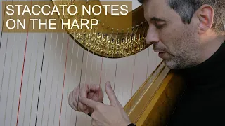 Staccato notes on the harp, featuring Debussy's "Girl with the Flaxen Hair". Harp Tuesday ep. 248