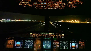 Посадка А-321 в Шереметьево / Airbus A-321 Landing at UUEE (Cockpit view)