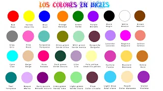 los colores en ingles. aprende todos los colores en ingles | the colors in English. learn the colors