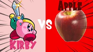 Kirby Vs Apple! (Kirby Stop-motion Animation)