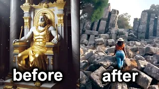 What Archaeological Sites Used To Actually Look Like